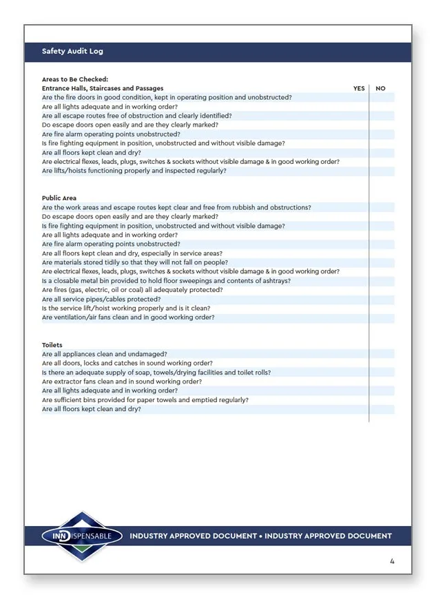 safety audit log