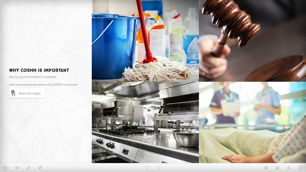 COSHH online course screenshot 23