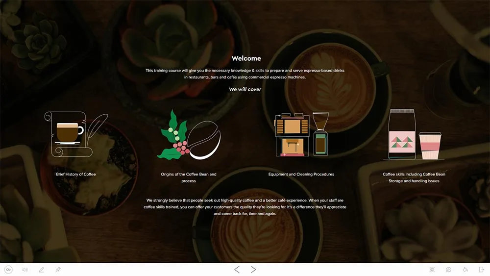 coffee barista skills online course 2