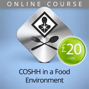 COSHH in food environment online course