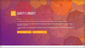 equality and diversity online course screenshot 1
