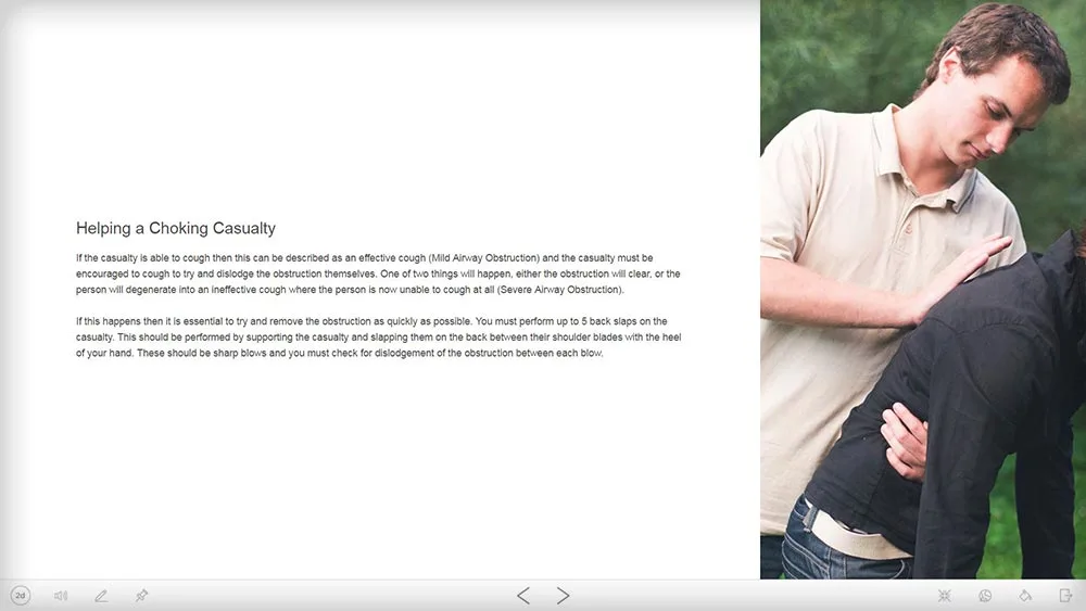 emergency first aid online course screenshot 43