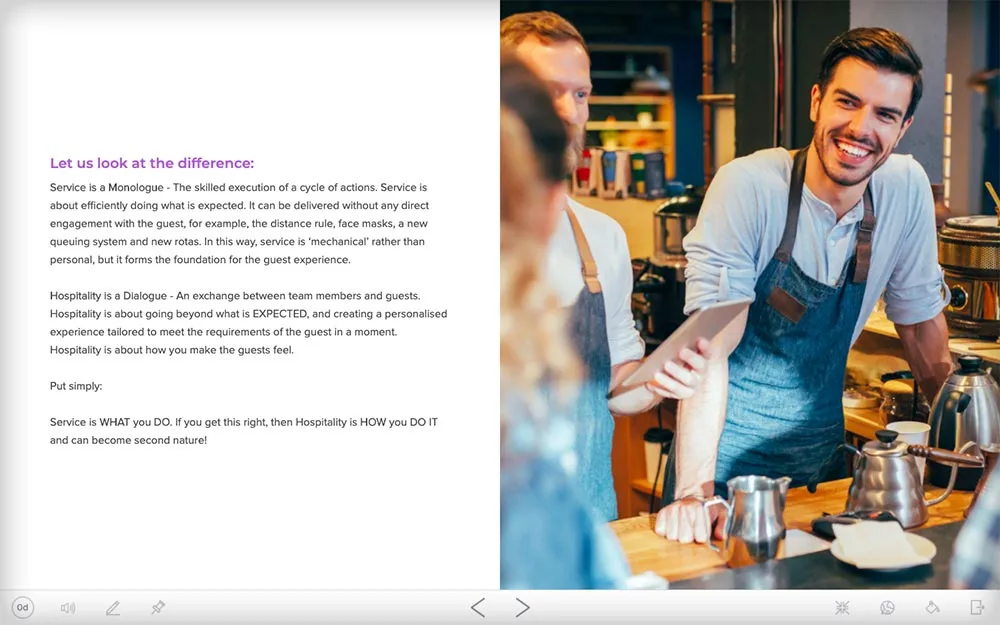 table service hosting online course 3